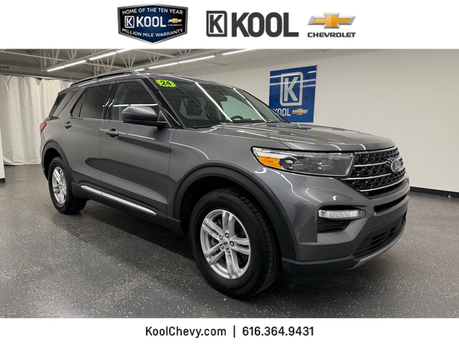 2024 Ford Explorer XLT in Other — front three-quarter view
