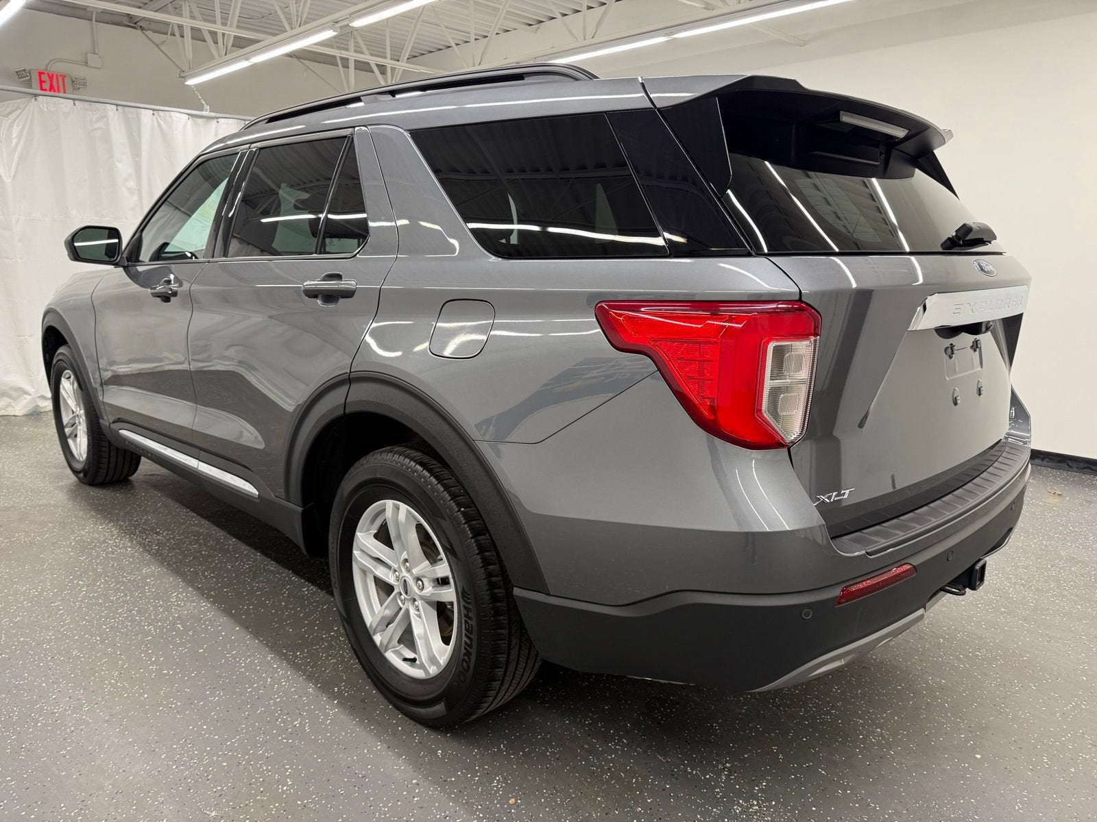 2024 Ford Explorer — rear three-quarter view