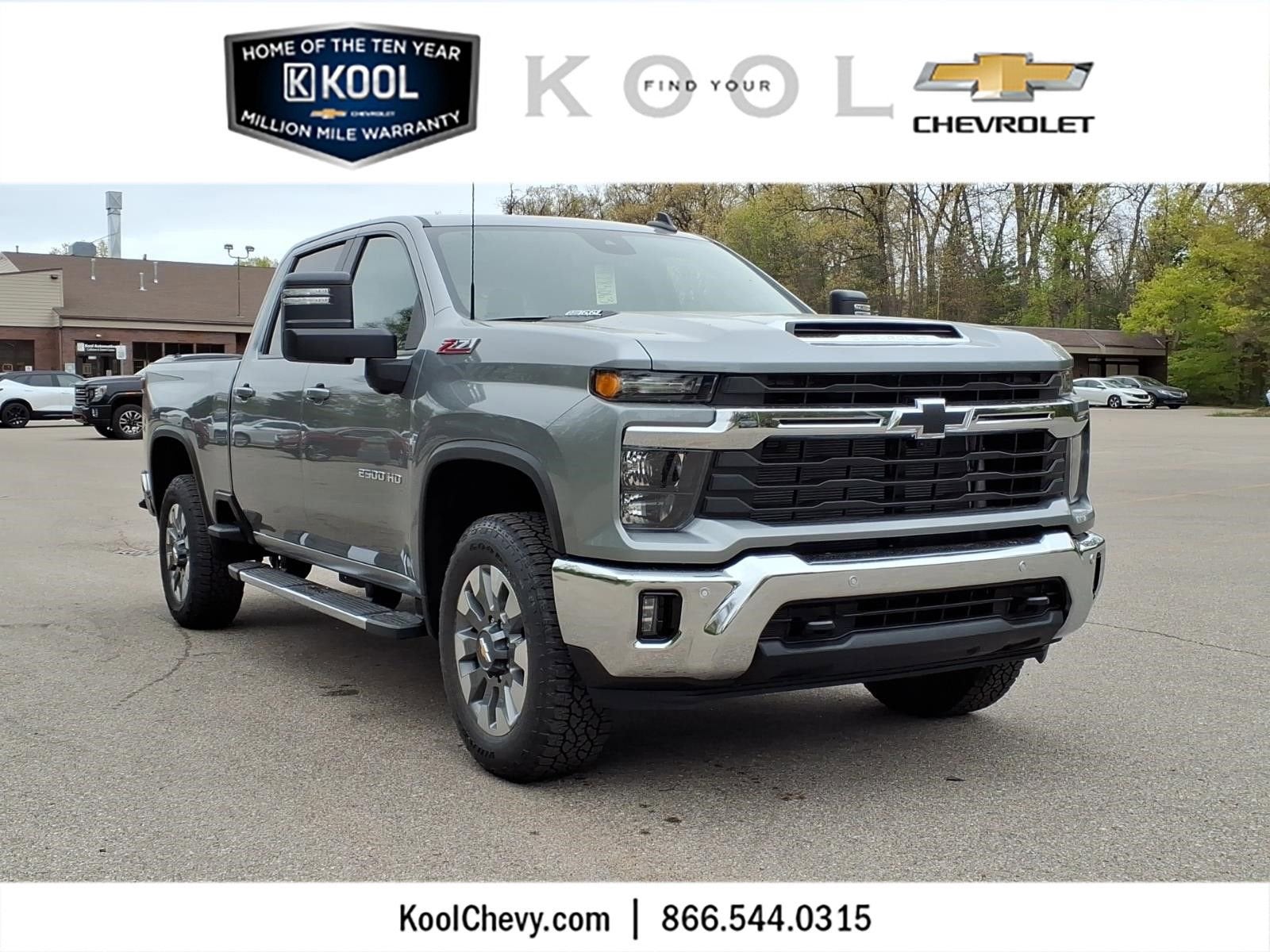 2026 Chevrolet Silverado 2500 HD LT in Sterling Gray Metallic — front three-quarter view