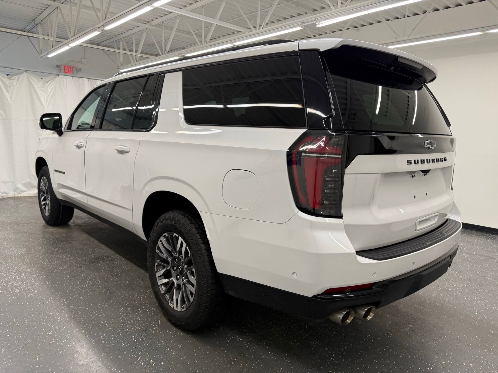 2025 Chevrolet Suburban — rear three-quarter view