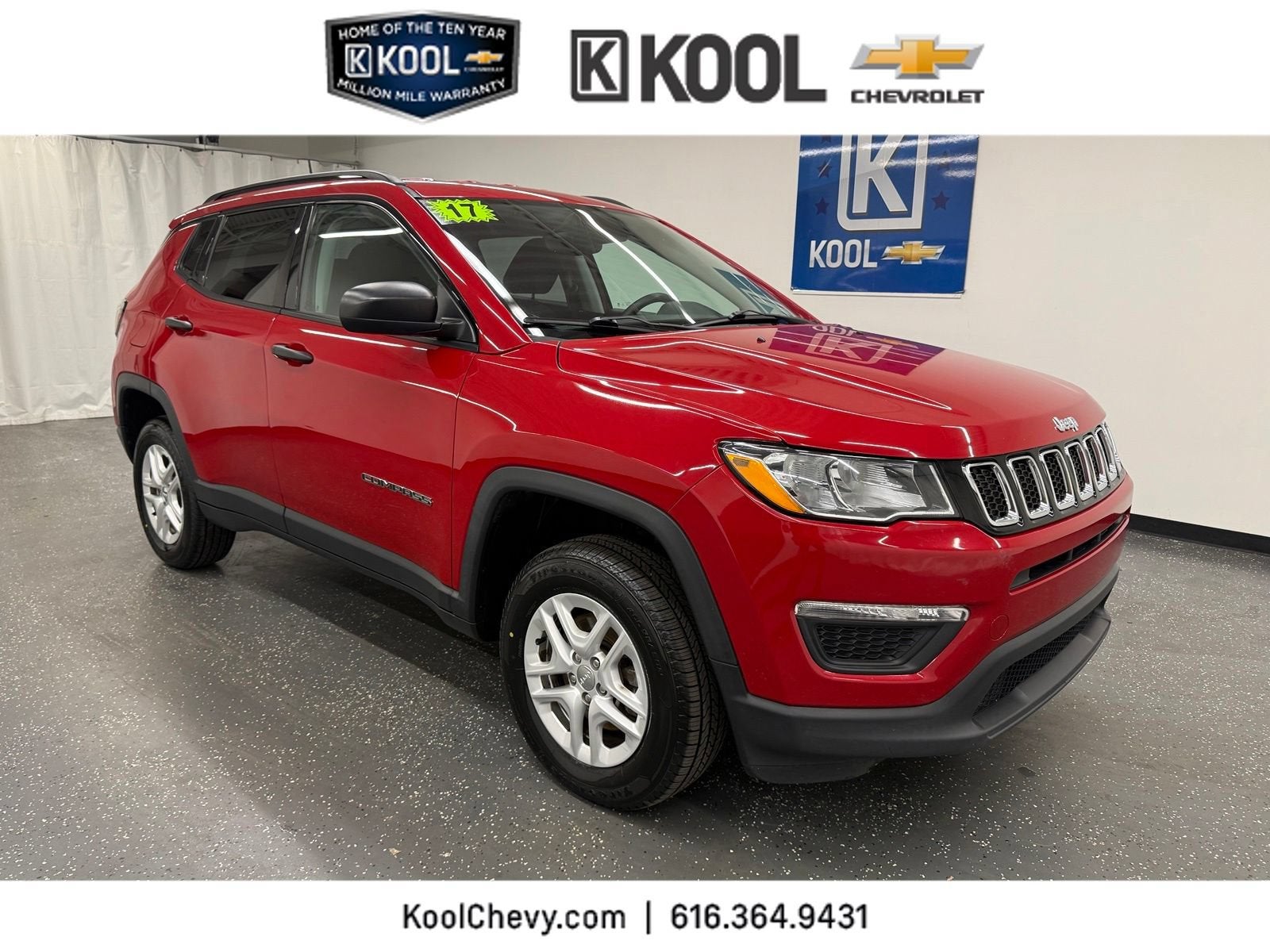 2017 Jeep Compass Sport in Other — front three-quarter view