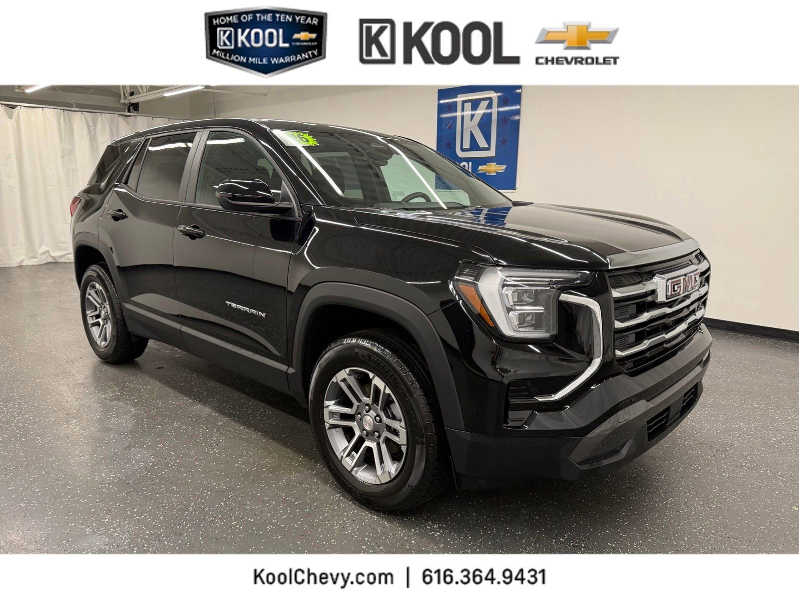 2026 GMC Terrain Elevation in Ebony Twilight Metallic — front three-quarter view