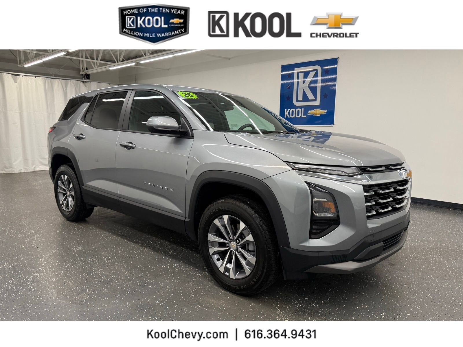 2026 Chevrolet Equinox LT in Sterling Gray Metallic — front three-quarter view