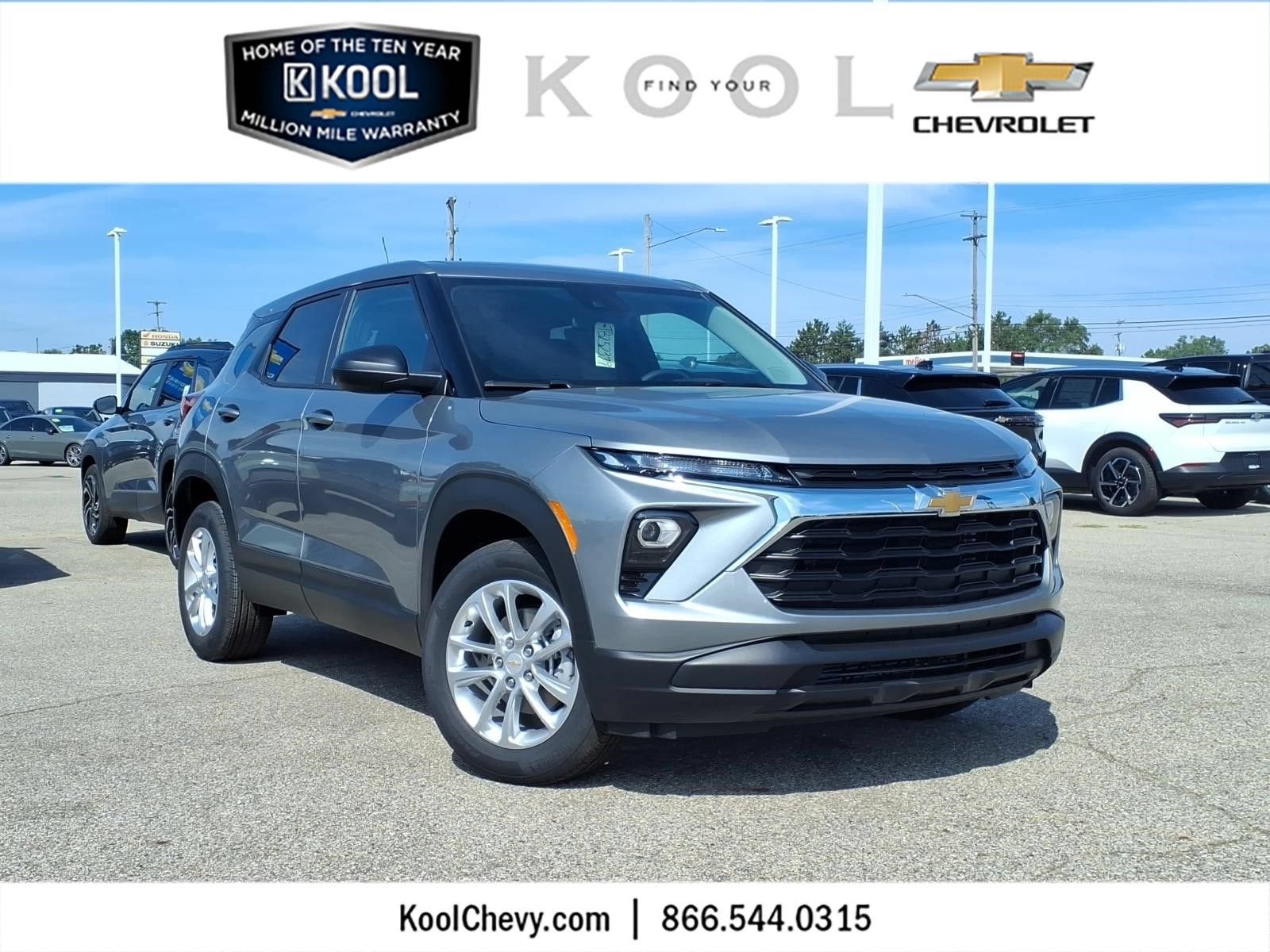 2026 Chevrolet Trailblazer LS in Sterling Gray Metallic — front three-quarter view