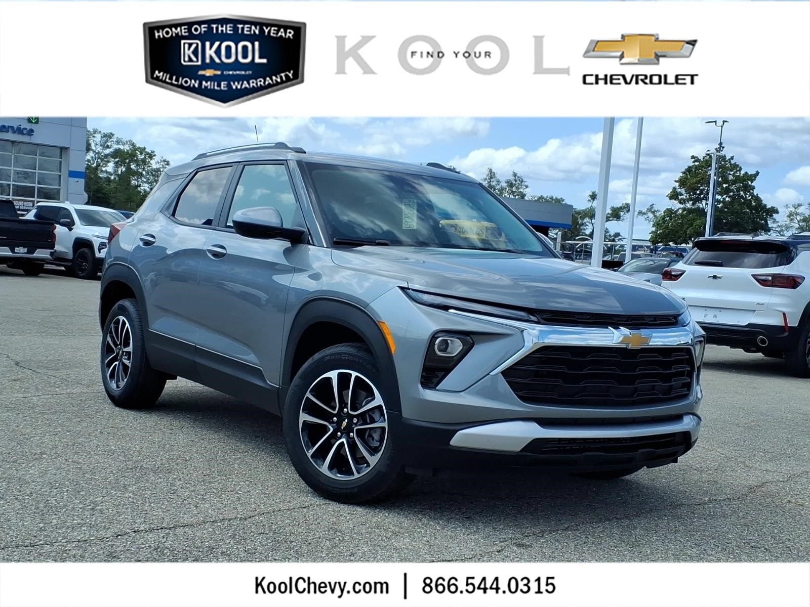 2026 Chevrolet Trailblazer LT in Sterling Gray Metallic — front three-quarter view