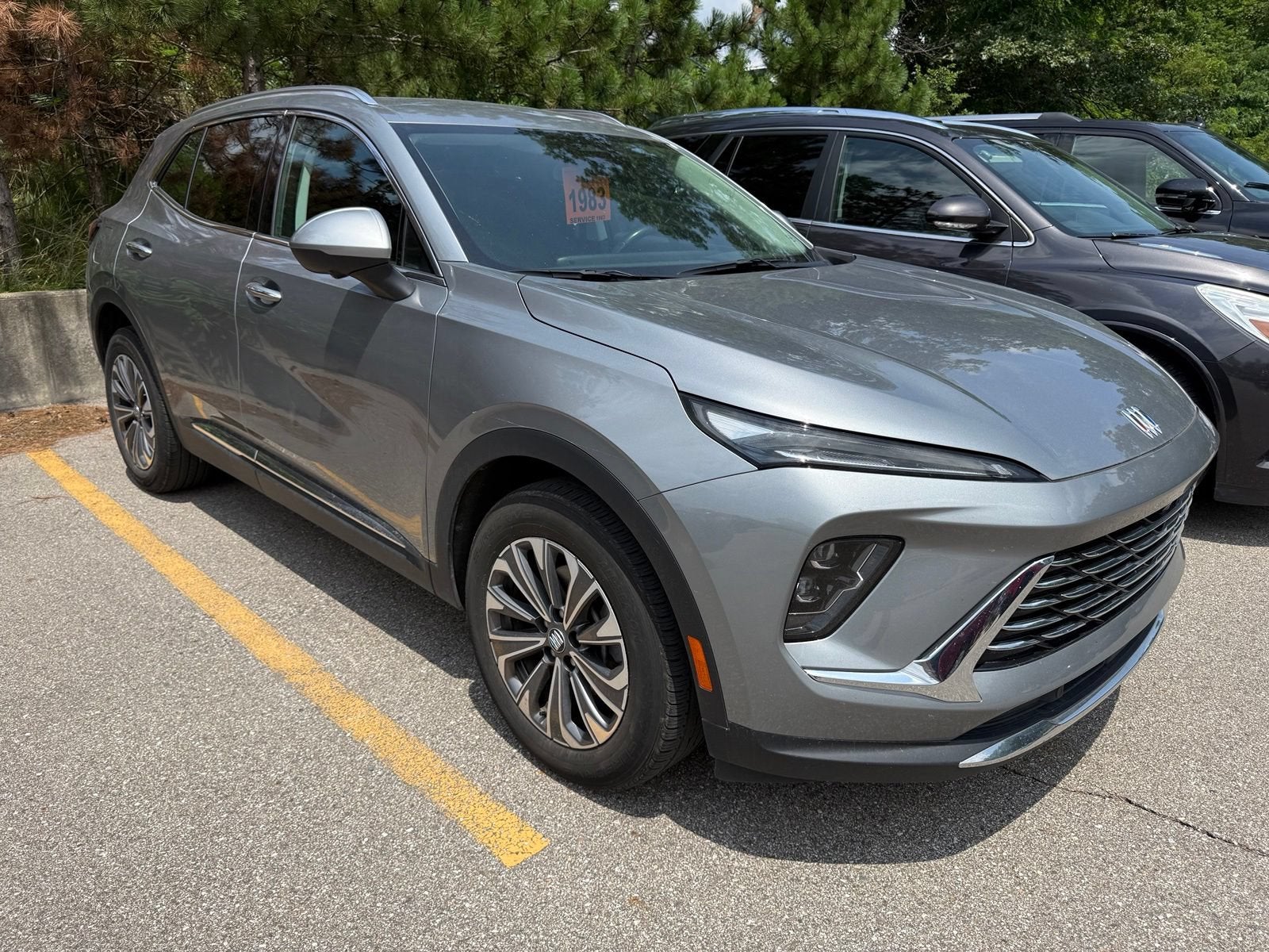 2024 Buick Envision Preferred in Moonstone Gray Metallic — front three-quarter view