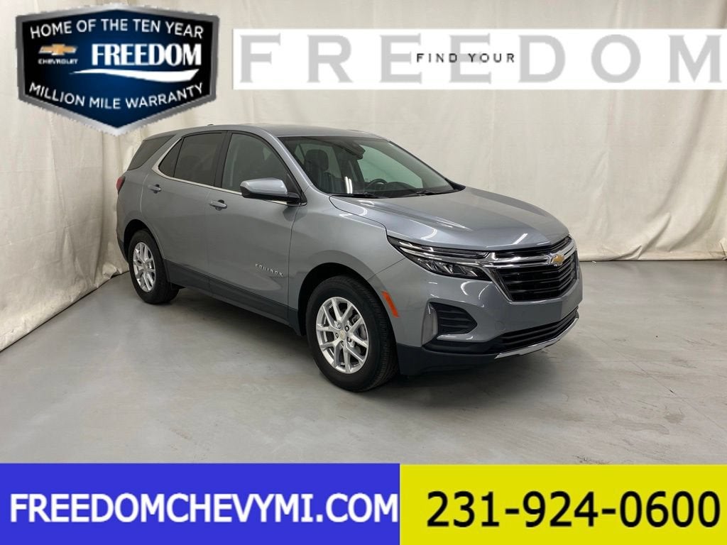2024 Chevrolet Equinox LT in Sterling Gray Metallic — front three-quarter view