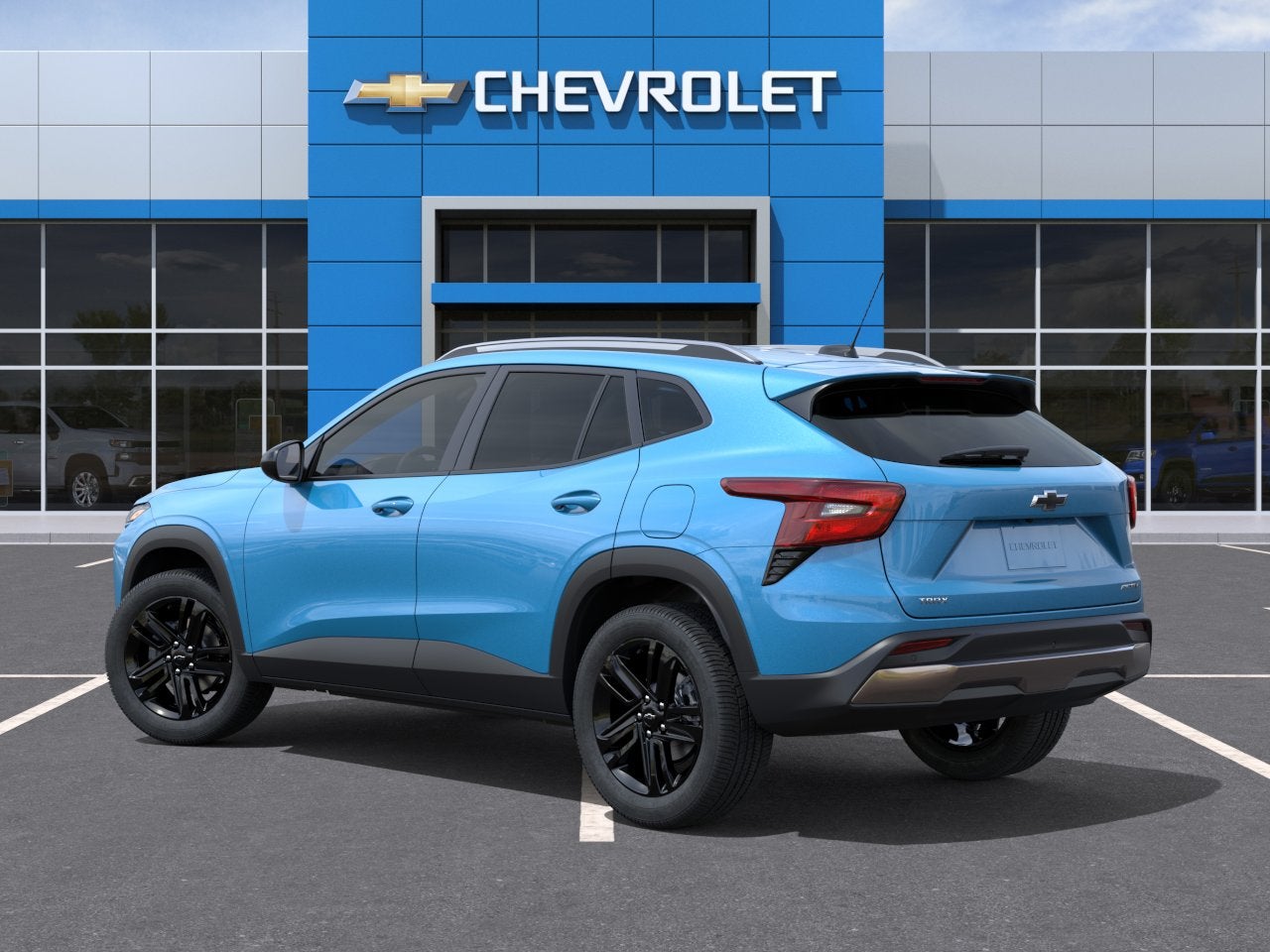 2026 Chevrolet Trax — rear three-quarter view