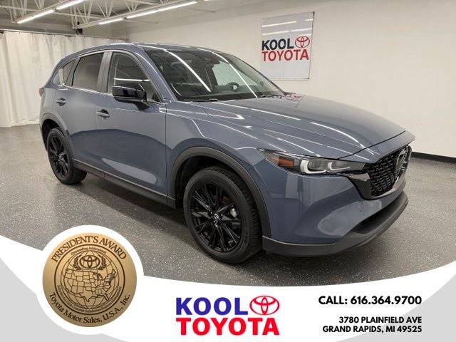 2025 Mazda Mazda CX-5 2.5 S Carbon Edition in Polymetal Gray Metallic — front three-quarter view